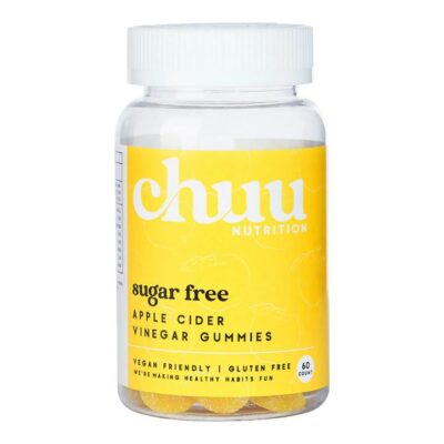 Chuu Nutrition Apple Cider Vinegar Gummies - Sugar Free 60 Gummies