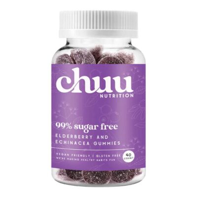 Chuu Nutrition Elderberry & Echinacea Gummies - 99% Sugar Free 40 Gummies