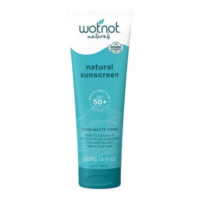 Wotnot Natural Sunscreen Spf 50+ 125g
