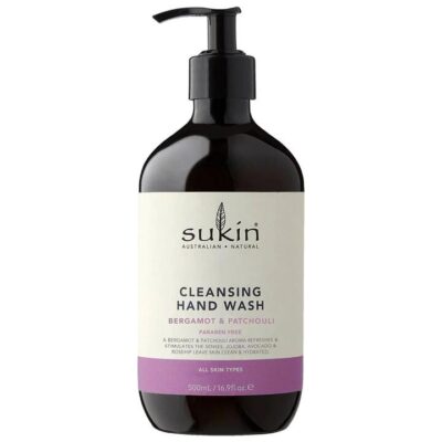 Sukin Cleansing Hand Wash Bergamot & Patchouli 500ml