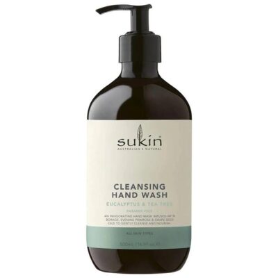 Sukin Cleansing Hand Wash Eucalyptus & Tea Tree 500ml