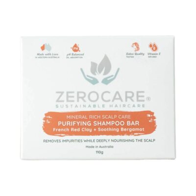 Zerocare Sustainable Haircare Scalp Purifying Shampoo Bar 110g