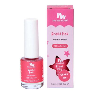 No Nasties Kids Water-based Nail Polish - Bright Pink 8.5ml