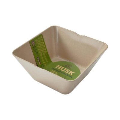 Ecosoulife Rice Husk Square Bowl Large