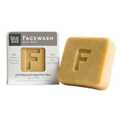 Nuebar Face Wash Bar - Acne Prone Or Oily Skin 45g