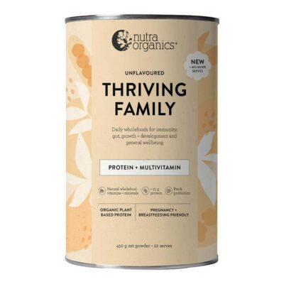 Nutra Organics Thriving Family Protein - Unflavoured 450g