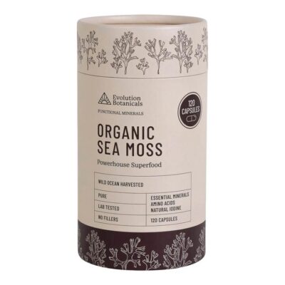Evolution Botanicals Organic Sea Moss 120 Capsules