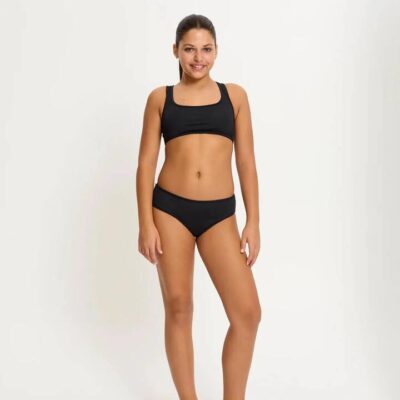 Modibodi Teen Swimwear Bikini Brief - Light Black / Y08/10