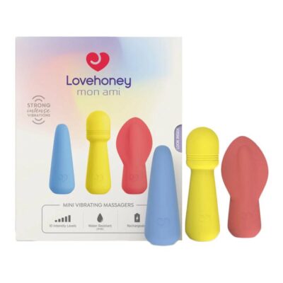 Lovehoney Mon Ami Mini Vibrating Massager Trio 1 Unit
