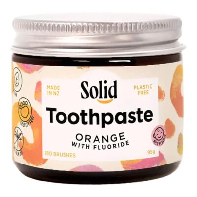 Solid Toothpaste - Orange With Fluoride 95g
