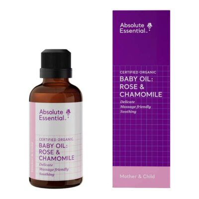 Absolute Essential Baby Oil: Rose & Chamomile 50ml