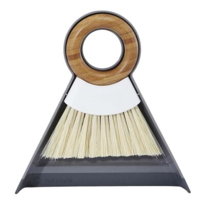 Full Circle Tiny Team Mini Brush & Dustpan Set White/grey
