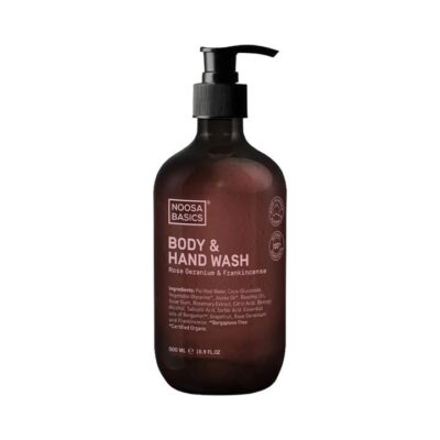 Noosa Basics Body & Hand Wash - Rose Geranium And Frankincense 500ml