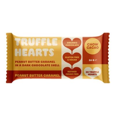 Chow Cacao Truffle Hearts - Peanut Butter Caramel 26g