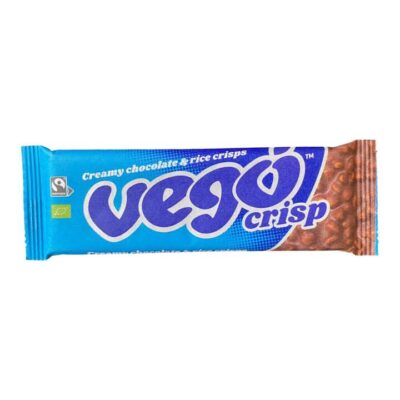 Vego Chocolate Vego Crisp - Creamy Chocolate & Rice Crisps Bar 40g
