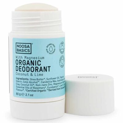 Noosa Basics Bi-carb Free Deodorant Cream Stick - Coconut & Lime 60g