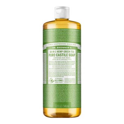 Dr Bronner's 18-in-1 Pure-castile Soap - Green Tea 473ml