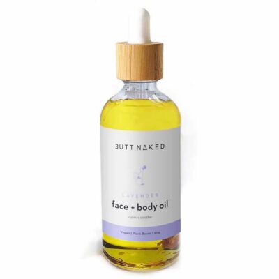 Butt Naked Body Lavender Face Cleanser + Body Oil 90ml