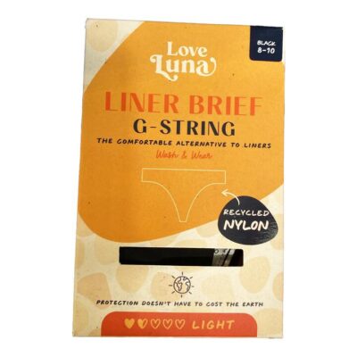 Love Luna Liner Brief - G String Black / 14/16