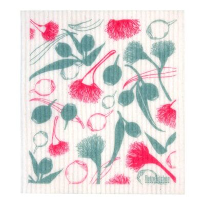 Retro Kitchen Compostable Sponge Cloth - Gumnuts 1 Cloth