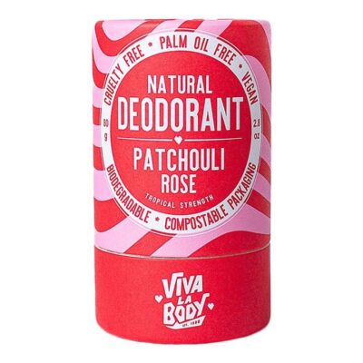 Viva La Body Natural Deodorant - Patchouli Rose 80g