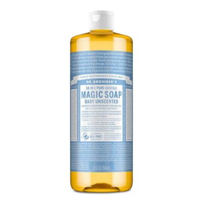 Dr Bronner's 18-in-1 Pure-castile Magic Soap - Baby Unscented 59ml