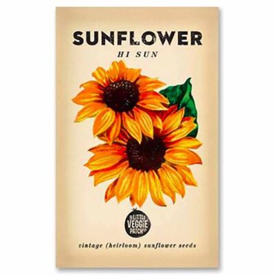 The Little Veggie Patch Co Sunflower 'Hi-sun' Heirloom Seeds 1 Pack