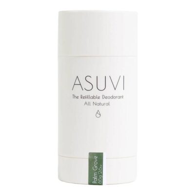 Asuvi The Refillable Deodorant - Palm Grove White Reusable Tube 65g