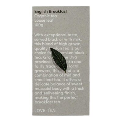 Love Tea English Breakfast Loose Leaf Tea 100g