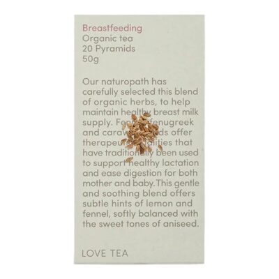 Love Tea Breastfeeding Pyramid Tea Bags 20 Tea Bags