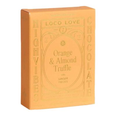 Loco Love Orange & Almond Truffle Chocolate 2 x 35g