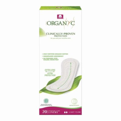 Organyc Panty Liners - Light Extra Long 20 Pads