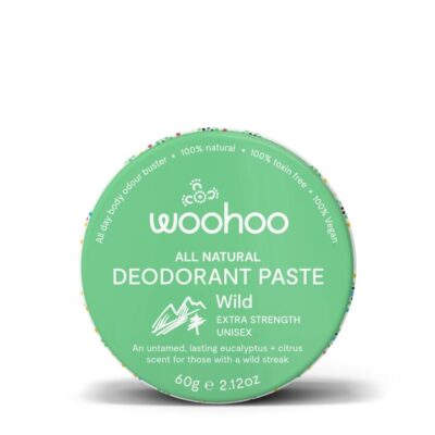 Woohoo All Natural Deodorant Paste Tin - Wild Wild 60g