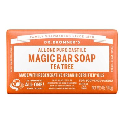 Dr Bronner's Pure-castile Magic Bar Soap - Tea Tree 140g