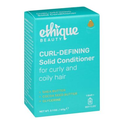 Ethique Curl-defining Solid Conditioner For Curly & Coily Hair 60g