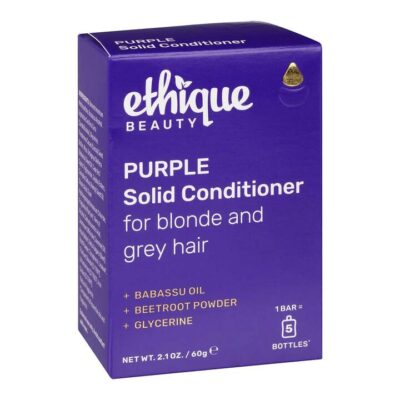 Ethique Purple Solid Conditioner For Blonde & Grey Hair 60g