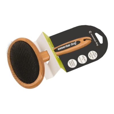 Essential Dog Natural Bamboo Slicker Brush Cats & Dogs 1 Item