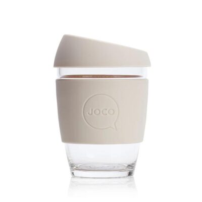 Joco Cup Reusable Glass Cup Sandstone 12oz
