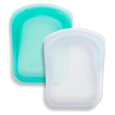 Stasher Pocket Set Clear & Aqua 2 x 118ml