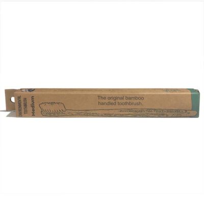 The Environmental Toothbrush Bamboo Toothbrush - Medium Bristle 1 x Medium Bristle