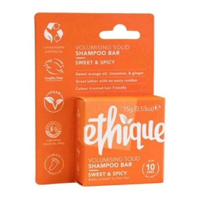Ethique Sweet & Spicy Volumising Solid Shampoo Bar Mini 15g