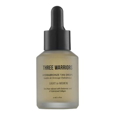 Three Warriors Hydrabronze Face Tan Drops Medium-dark 30ml