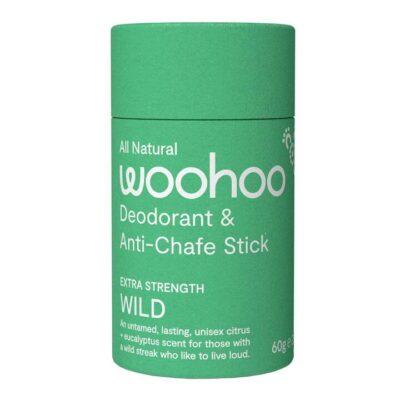 Woohoo All Natural Deodorant & Anti-chafe Stick - Wild - Freebie 80g