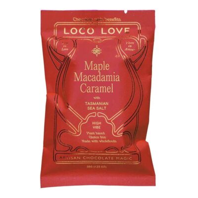 Loco Love Maple Macadamia Caramel Chocolate 2 x 35g