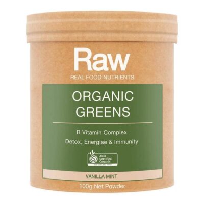 Amazonia Raw Organic Greens - Vanilla Mint 100g